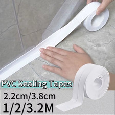 Bath Kitchen Caulk Tape Sealant Strip PVC Self Adhesive Toilet Wall Sealing Tape