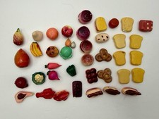 Miniature Food Assorted Dollhouse Japan Chadwick Dolly Foods 40 Lot Vintage 1960