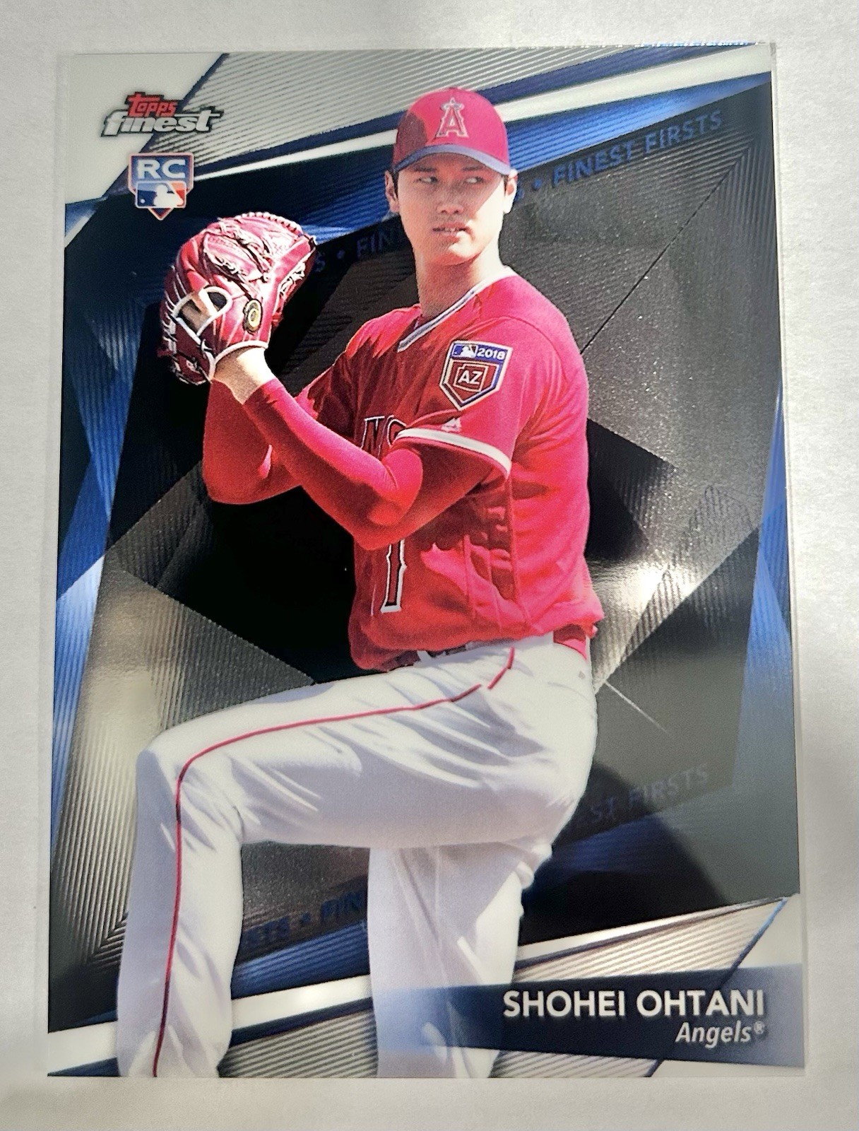 2018 Topps Finest - Shohei Ohtani Finest Firsts Rookie Insert (RC) #FF-SO