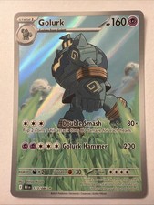 Pokémon TCG Golurk Illustration Rare Black Bolt 123/086 on eBay