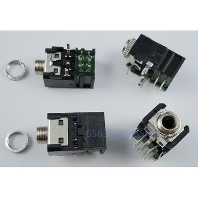 3 PCS High Quality 3.5mm 1/8 Audio Stereo Socket PCB Mount PJ306BM #nm