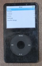 Apple iPod Classic/Video 5th Generation (5.5) Black Thin (30GB) with Wolfson DAC