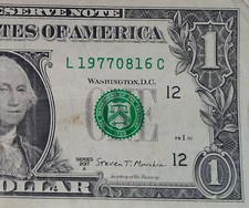AUGUST 16th 1977 Birthday Anniversary Date  Note One Dollar Series 2017