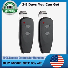2 For Marantec M3-2312 315 MHz Two Button Remote Garage Door Opener Program Pin