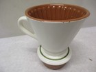 Stangl Pottery Pour-Over Coffee Brewing Cone, Golden Grape Pattern.  Mint — photo 2
