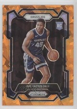 2023-24 Panini Prizm Orange Ice Prizm GG Jackson II #179 05is