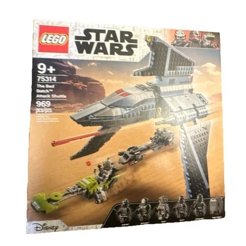 LEGO Star Wars The Bad Batch Attack Shuttle 75314 Set 969 Pieces Complete