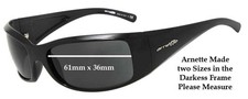 SFx Replacement Sunglass Lenses fits Arnette Darkness AN4121 - 61mm Wide