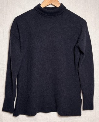 & Other Stories Women's Jumper S Black 100% Cashmere Turtleneck Pullover