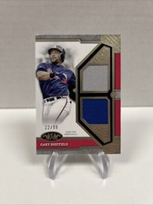 2024 Topps Tier One Gary Sheffield Dual Relic /99 Atlanta Braves