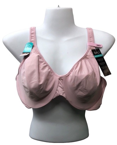 Reggiseno Riducente Bali Passion For Comfort Con Ferretto – Fino A 3,8 Cm In Meno, Coppe Liscie, Taglia 42C, Stampa Foglie Rosa - 4