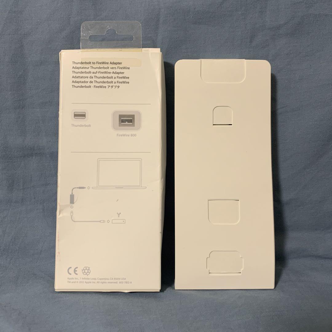 Apple Thunderbolt-FireWire Adapter MD464ZM/A A1463 Official Apple Thunderbolt-FireWire Adapter MD464ZM/A A1463 Official