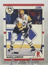 1990-91 Score Penguins Hockey Card #2 Mario Lemieux HOF 🏒🔥