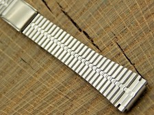 Speidel NOS Stainless Steel Sliding Clasp Unused Vintage Watch Band 10mm-13mm