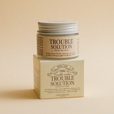 Graymelin Trouble Solution Gel Creme 50 ml, Koreanische Kosmetik, KBeauty, Probe