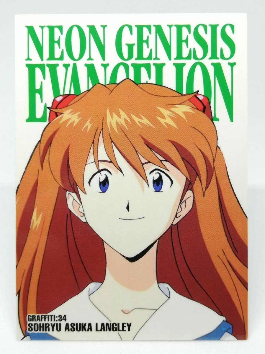 GR34 Asuka Langley 1st Edition Neon Genesis Evangelion card