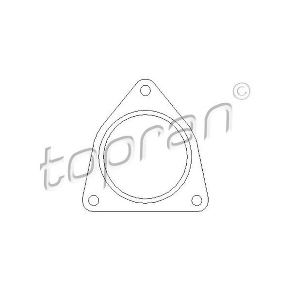 Topran 113 353 Dichtung Abgasrohr Auspuffdichtungen FüR VW Touareg Porsche 7P5-image