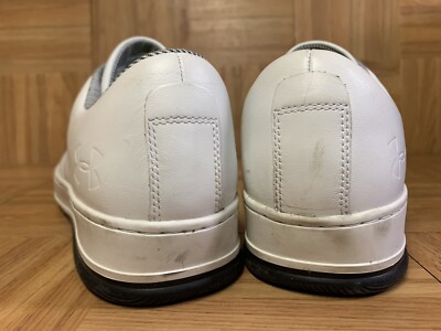 RARE🔥 Under Armour UA SB Sneakers White Leather Walking