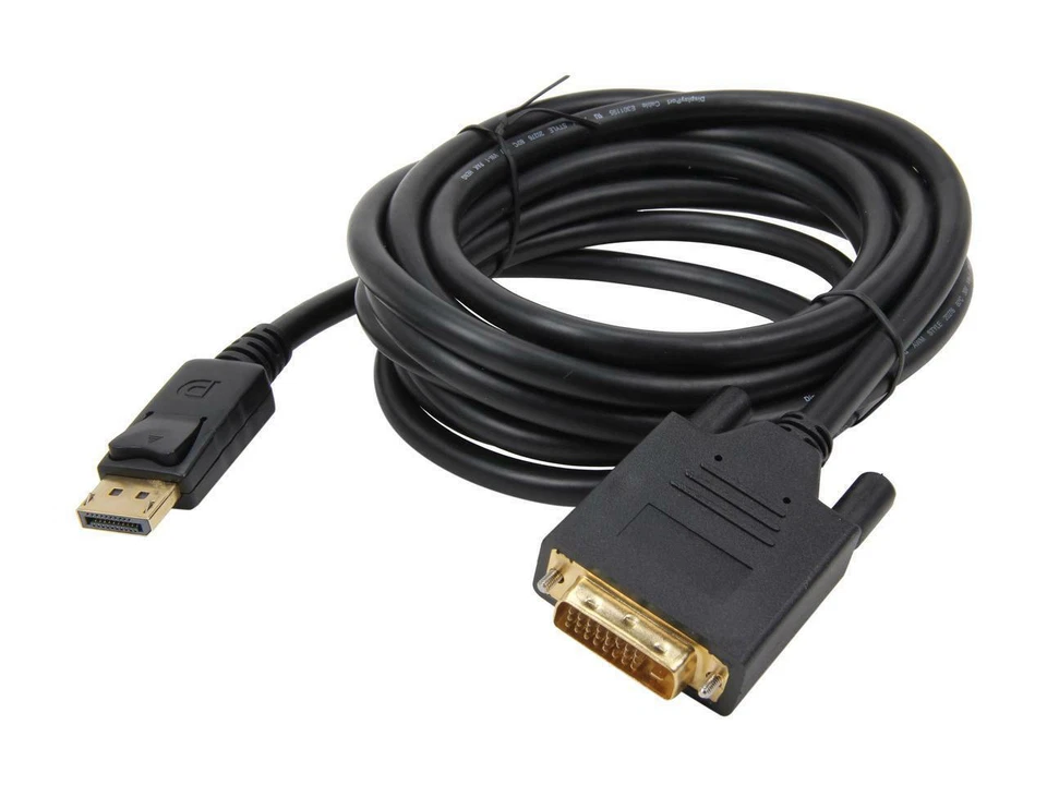 Nippon Labs DP-DVI-10 10 ft. DP DisplayPort Male to DVI-D Male Converter Cable, - Image 2 of 3