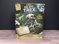 NEW The Dig Team, Dino Dig Site T-Rex Kit - Dig It, Discover It Build It 6