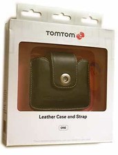 CUSTODIA TOM TOM ONE V2 V3  IN VERA PELLE VALIGETTA NERO AFFARE €18,50 AFFARE