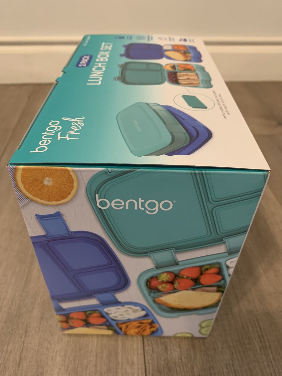 弁当箱・水筒 bentgo Fresh 2 PACK LUNCH BOX SET Amazon.com: Bentgo Fresh (Blue/Green 2 PACK) - New