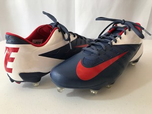 Usado en excelente estado Hombre Nike Vapor Pro Botines De Fútbol 544760  Talla 12.5 Azul Marino Rojo | eBay