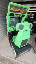 Rush the Rock Sit Down Driver Video Arcade Game, Atlanta, (needs monitor repair)