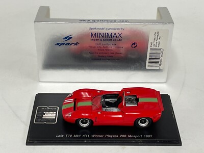 1/43 Spark Lola T70 Mk1 #11 Winner Players 1965 Players 200