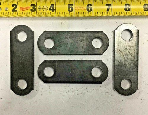 8" Shackle Link Straps (2.562" Center) For Trailer Leaf Springs - Fits Dexter, ALKO