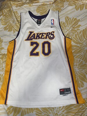NWOT Nike Rewind Gary Payton Los Angeles Lakers Size L Youth Jersey Basketball