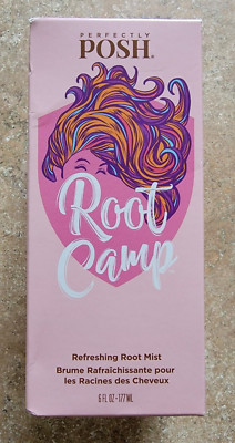 Perfectly Posh ROOT CAMP Refreshing Root Mist Removes Build up New in box NIB