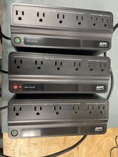 3x APC Back-UPS 425 BE425M 6-Outlet 120V Back Up Power Supply NO BATTERY
