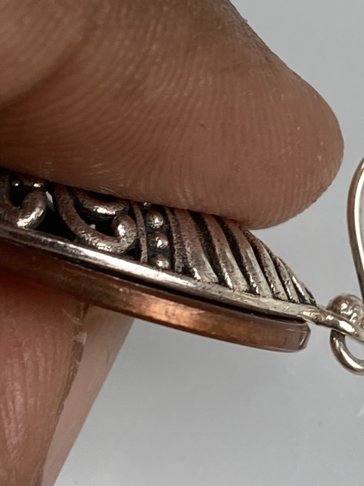 Sterling 925 Solid Silver Drop/Dangle Leaf  Earri… - image 11