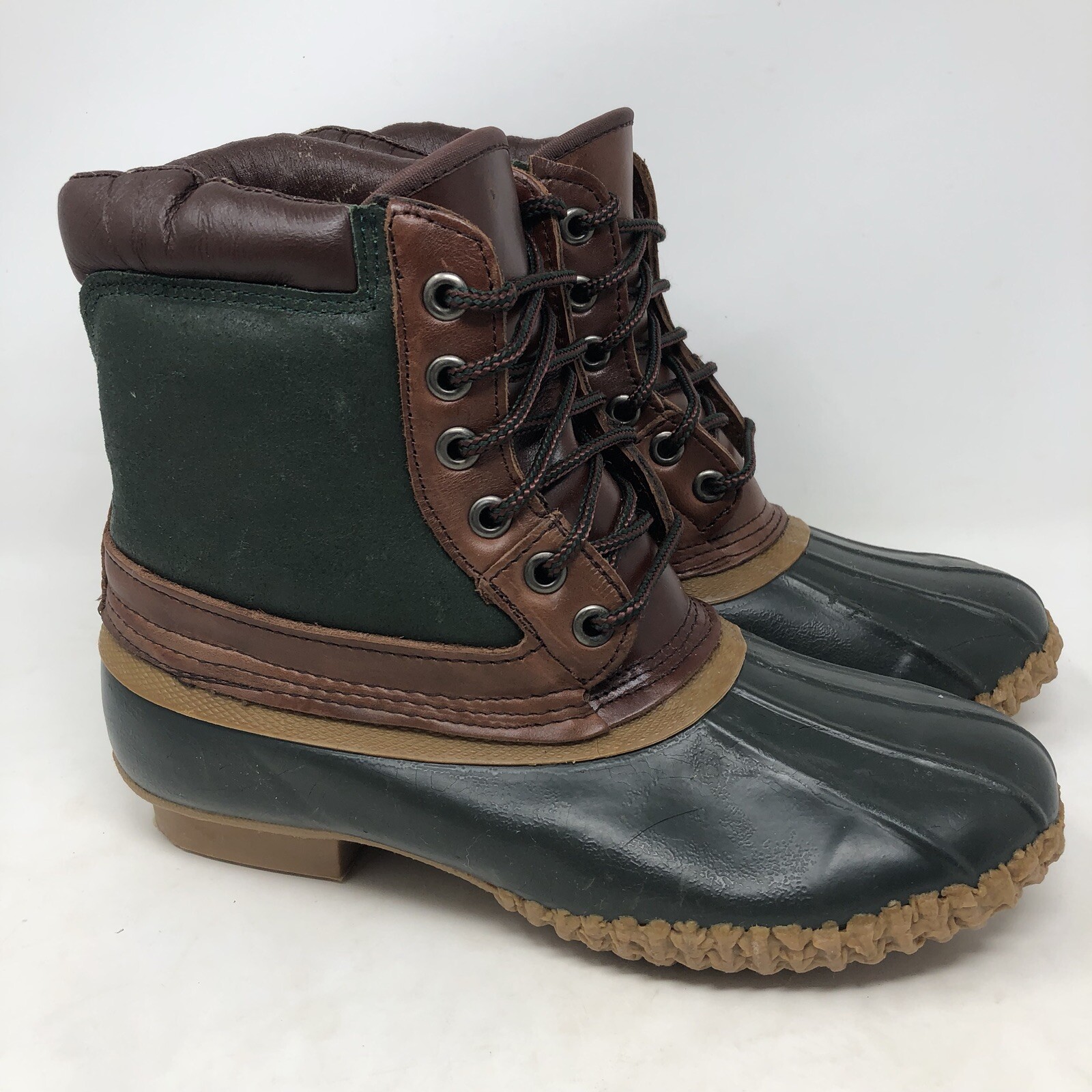 Vintage Lands End Duck Boots Mens 8M 