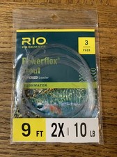 Rio Powerflex Trout Tapered Leader 9 FT 10 LB