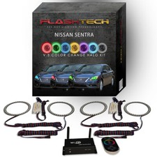 RGB Multi Color LED Halo kit with Wifi App for 13-15 Nissan Sentra Headlights