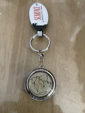 Scarface Metal Round Spinner Key Chain Spin Ring The World is Yours new