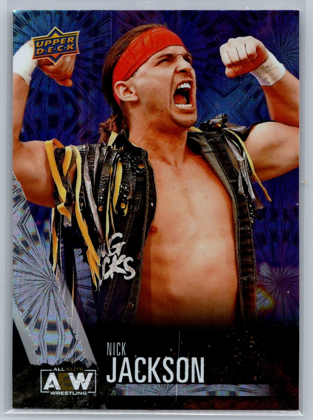 2021 Upper Deck AEW #20 Nick Jackson Pyro