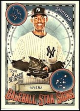 2019 Allen & Ginter Baseball Star Signs #BSS-21 Mariano Rivera New York Yankees