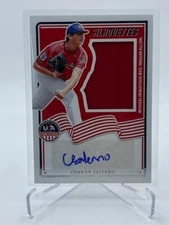 2025 USA STARS & STRIPES CONNOR SALERNO AUTO GU JERSEY SILHOUETTES #D 122/199 SP