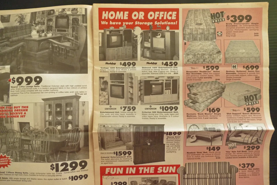 HARVEY NORMAN Catalogue 1995 vintage ad computer CD radio VCR Camcorder Stereo - image 2 of 4