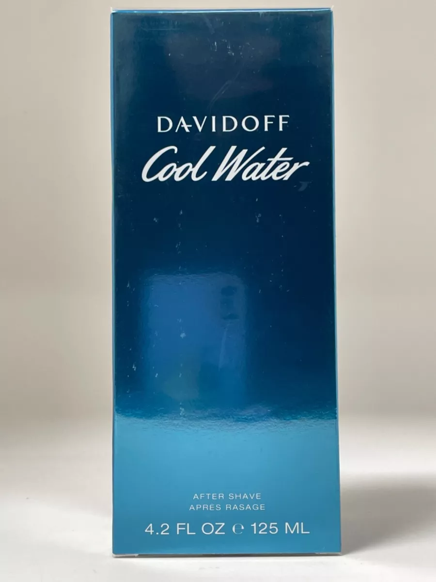 Cool Water After Shave by Davidoff for men 4.2 oz New in Box 125 ml