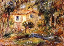 Landscape 1 by Pierre-Auguste Renoir Giclee Fine Art Print Repro on Canvas