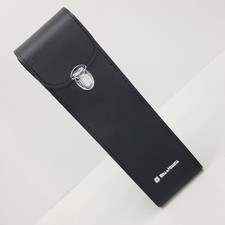 Vintage Bell  Howell Microphone Case Hard Black w Red Interior 11 inches tall