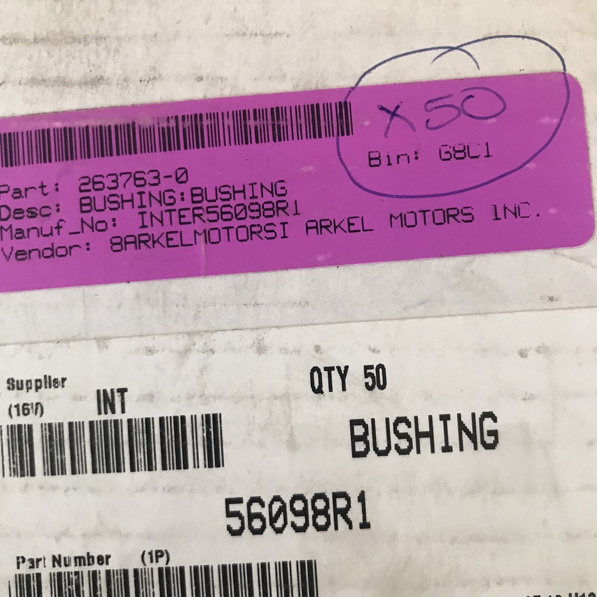 Meritor Brake Pin Bushing 1225F266, International # 56098R1 Meritor Brake Pin Bushing 1225F266, International # 56098R1