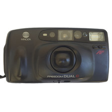 Minolta Freedom Dual C AF 35mm Film Point And Shoot Zoom Lens Flash Camera Works