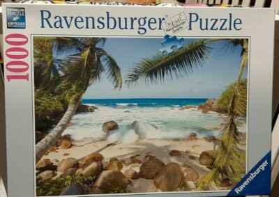 RAVENBURGER PUZZLE 192380 ''SEASIDE BEAUTY'' 1000 PCS - 2010 - EXCELLENT CONDITION