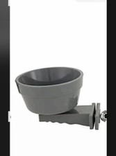 Quick Lock Cage, Crate and Kennel Bowls for Dogs. Medium - 20oz Granite
