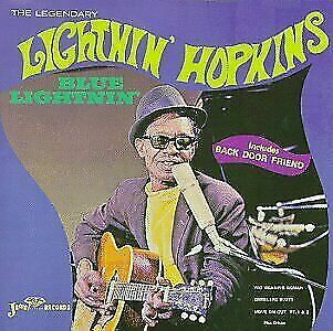 Lightnin' Hopkins CD Blue Lightnin Texas/West Coast Blues 1995, Jewel STAN LEWIS - Foto 1 di 1